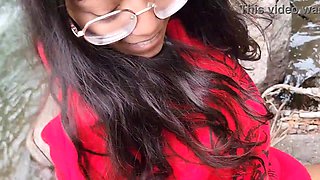 Backshots by the river: outdoor quickie