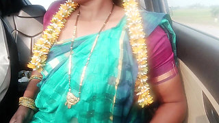 Step Dad Daughter in Law Car Sex, Telugu Dirty Talks, Part -1
