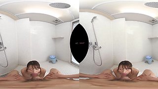 Naughty asian harlot smutty VR video