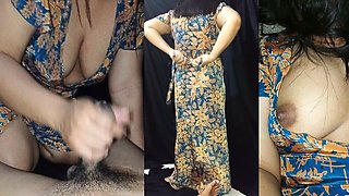 Squirting Her Pussy Swinging with Her Kimono Feels Sexy