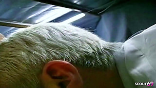 Asian Shemale in Camp Gets Her Tight Asshole Fucked During a Gangbang