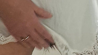 In the Toilet Without Panties