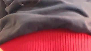 I Love to Make My Neighbor Horny by Rubbing My Ass Against His Cock