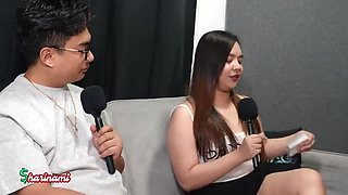 Asian Babe Shows How To Please Your Partner - Cum In Mouth & Eye Contact