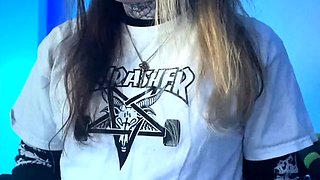 Solo webcam tranny masturbation