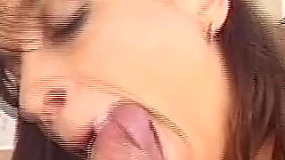 Slutty Teen Has a Wild Threesome with Two Big Hard Cocks