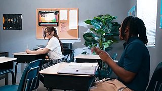 Sophia Locke, Leana Lovings - Cum College School Daze