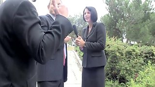 Jay Huntington - Hot Reporter Fucked Hard After Interview