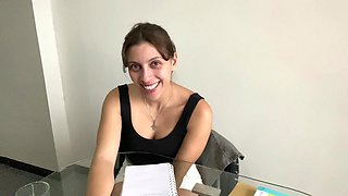 Your Spanish Teacher Gets Horny During the Class...