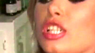 Big stallion rides 2 hot blondes