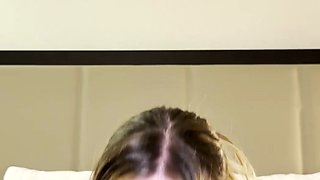 Hot young college slut lets me throat fuck her till I cum