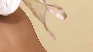 Nice Thai Teen Mina Fucked with Sexy White Lingerie and Hot Cumshot