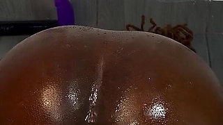 This Fuck Machine Dumped a Huge Cum Load in My Pussy and Made Me Squirt Twice