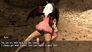 Sinful porn games with the hottest blonde in a wild 3D role play battle