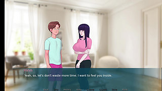 dabby and anon make hot romantic seen in summertime saga part 2
