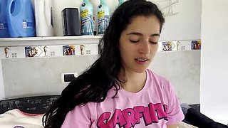 Cheating Wife Fucks Brother In Law - Horny Latina Homemade Doggy Style