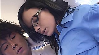 Brunette in the Bus