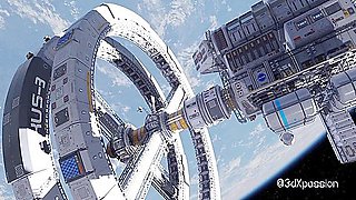 Car Toon In Nexus-3: In My Orbit. Sexy Busty Blonde Has Best Sex In A Space Station