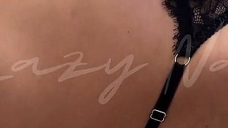College Girl Testing Her New Gifted Vibrator
