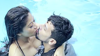 Hot Indian Couple Had Sex While Having Fun in the Swimming Pool.