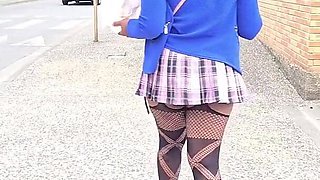 Ebene Sexy Sans Culotte Dans La Rue