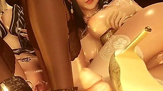 Lucky Solider Fuck 2 Beauty Lord's Wife - 3D Animation Hentai