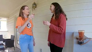 Amateur Brunette Sucking And Riding Cock