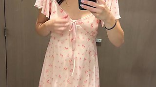 Had some fun trying new dresses on