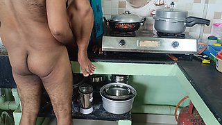 House Maid Fucking in Kitchen Slap