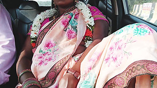 Silk Aunty Car Sex, Telugu Dirty Talks, Episode -1, Part- 3, Sexy Saree Telugu Silk Aunty with Boy Friend.