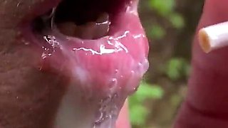 Blow Job and Smoking Two Cigarettes