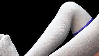 Long Socks Footjob with Gender Bender Chucky