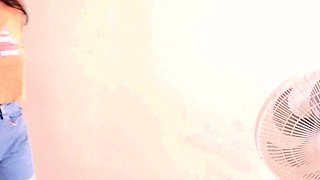 Hot latina stepsister entices neighbor while hubby's away,