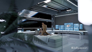 Nexus-3: in My Orbit. Sexy Busty Blonde Has Best Sex in a Space Station