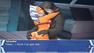 Star wars cartoon, walkthrough, orange trainer