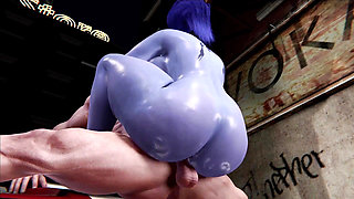 Anal Sex! Fucking Widowmaker's Huge Ass - Big Beautiful Woman
