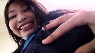 Radical - Japanese college girl creampie for hairy puss