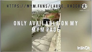 Laure Raccuzo - French Slut Empties The Pizza Delivery Mans Balls! 100% Real