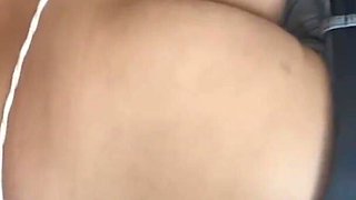 I masturbate while my wife rests and I cum on her big ass
