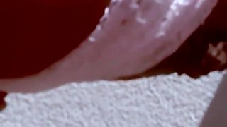 Gorgeous Skinny MILF Shanoon Takes a Pee on the Patio