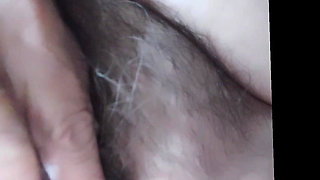 Fingering My Hairy Pussy Clitoris