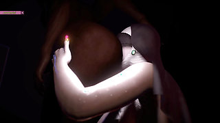 Lustful Nun Digital Lust: Curves Beyond Ima - 3D Animationgination
