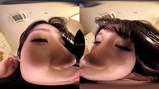 Beautiful asian babe VR mind-blowing porn clip