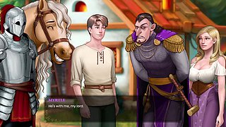 Animated porn game featuring big boobs and playful adventures
