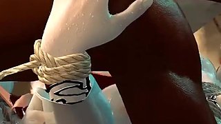 3D Big Boobs Cosplay Model Naked Her Perfect Boobs Got Fucked by BBC
