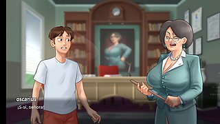 Running errands for the professor and getting caught in summertime saga