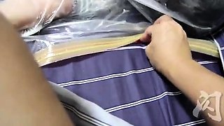 Extreme close up of Japanese teen masturbating Uncensored