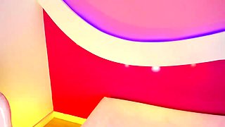 Blonde tight pussy babe solo toy fun in glamour masturbation