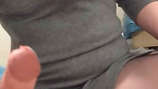 This Beautiful Voyeur Stepmom Comes to Help Me Get Hard with Her Short Dress