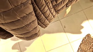 Your Italian Stepmom's Super Hairy Pussy in the Clothing Store